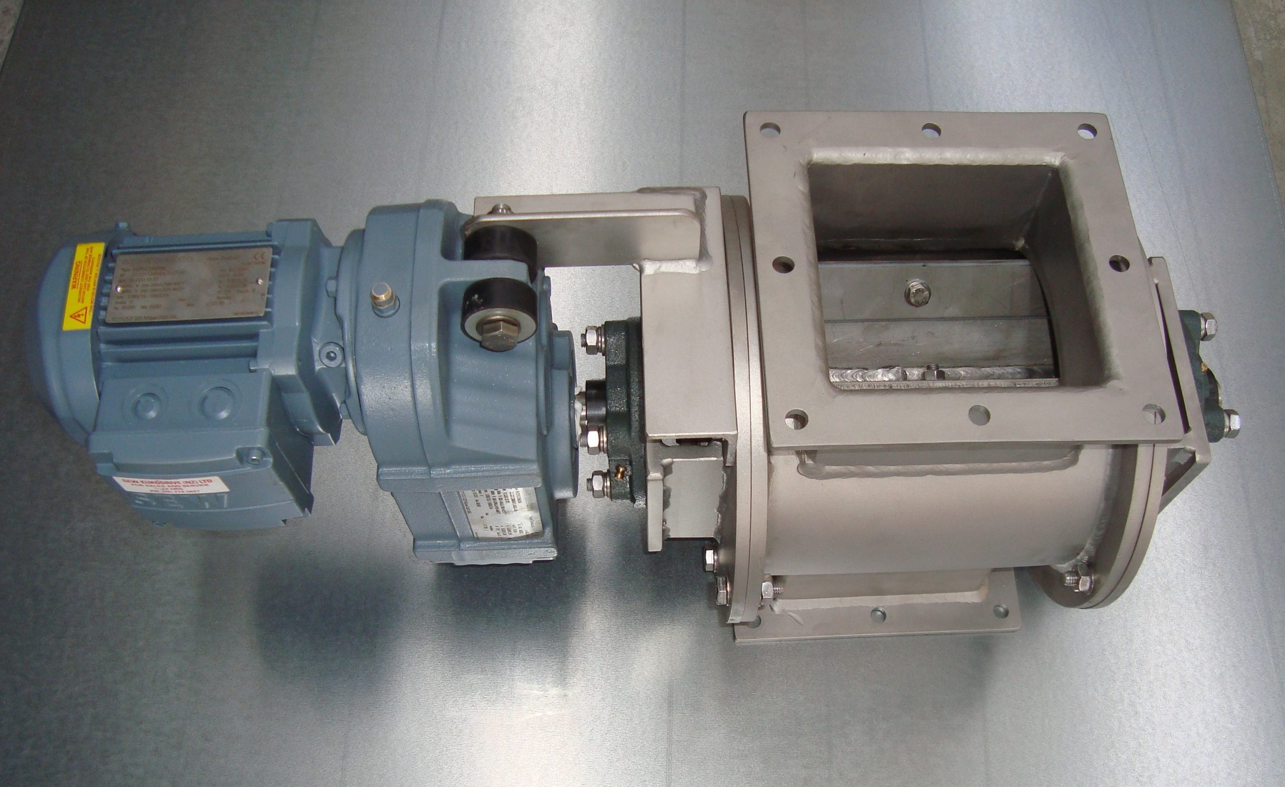 close up of rotary valve