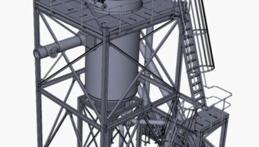 Uranium Mining Baghouse Dust Recovery Concept